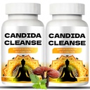 Candida Cleanse - Gut & Colon Support, Formula Avanzata - Oregano Leaf, Wormwood, Noce Nera, Acido Caprylic