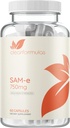 Bioactive SAM-e 750mg - High Strength SAM-e Ergänzung mit biologisch aktivem S,S Form für Leber- und Moodunterstützung - Vegan Non-GMO Konservierungsfrei - Made in the US (60 Kapseln)