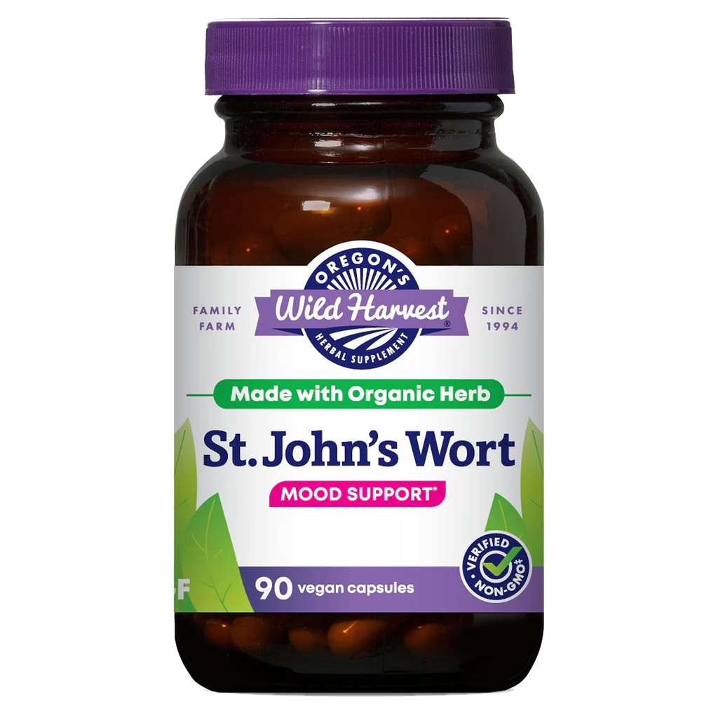 Oregon's Wild Harvest St John's Wort Supplement, 90 Conte