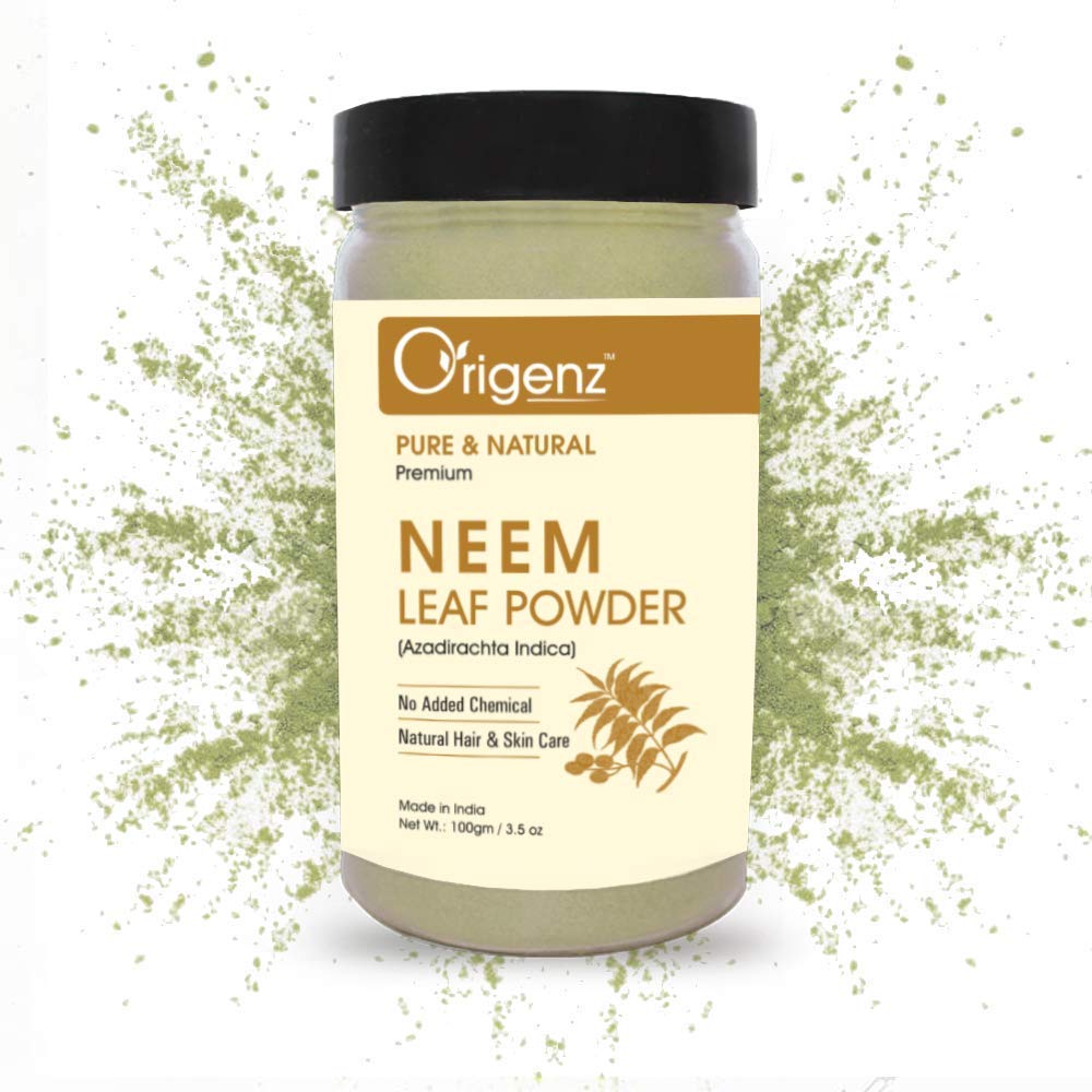 Generisches Neem Blatt-Pulver-Gesichtspaket für weiche und glänzende Haut | Hilft, Akne, Pimples, Schals, Blackheads, Dandruff | Azadirachta Indica | 100gm zu steuern