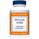 Der Vitamin Shoppe Psyllium Husks – Plantago Ovata Fiber Supplement, das Regularity & Healthy Cholesterol, 840 mg pro Servierung unterstützt - Glutenfrei (300 Kapseln)