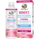 MaryRuth Organics Multivitamin+Lustriva Croissance des cheveux Liposomal.. Biotine 10000mcg.. Test clinique pour les cheveux plus épais, les rides, les lignes fines, soins de la peau avec Ashwagandha&Maca Root.
