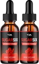 (2 Pack) SugarSix Drop Healthy Vitamin Support Supplement - Sugar Six Advanced Formula, Sugar Six 24 Hour Liquid, SugarSix Energy e Extra Strength Recensioni, 2 mesi di fornitura
