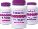 BariMelts Path to Bariatric Success Pack - Multivitamin mit Eisen, Calcium Citrat und ADEK