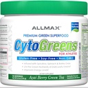 ALLMAX Nutrition - Cytogreens Super Greens Powder, Infuso con Spirulina, Spinach & Barley Grass, Supporta la salute immunitaria e la funzione digestiva, Vegan Friendly, 125 Grammi