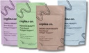 Copina Co. Vegan Collagen Booster Mix: Plant Based Collagen Support Smoothie Drink Vegan Blend Variety Pack | 4 Sapori Matcha, Vanilla, Originale e Cacao Calm | 25 porzioni per 4.4oz bag