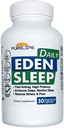Eden Daily Sleep [New GABA Free Formula] – Fall Asleep Faster, Entspannen Sie Ihren Körper, fördern Sie tiefen und erholsamen Schlaf (30 Vegan Kapseln)