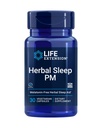 Estensione di vita Herbal Sleep PM, Limone Balm, Honokiol (Magnolia corteccia), Camomilla, Promuove il sonno sano, Ormone-Free, melatonina-Free, Gluten Free, Non OGM, Vegetariano, 30 Capsule