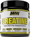 Man Sports 100% reines Kreatin Monohydrat-Pulver, Neutral, 500 Gramm - 100 Portionen