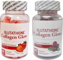 Generico Glow Glutathione Collagen - Fragola & Cranberry Flavor Bundle, 60 Gummies masticabili ogni