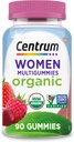 Centrum Women's Organic Multigummies Women's Multivitamin Gummis Organic Multivitamin für Frauen mit essentiellen Nährstoffen für Immununterstützung, Stoffwechsel und Haarhaut und Nägel Vitamine - 90 Ct