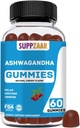 750mg Ashwagandha Gummies Ergänzung mit Vitamin D & Zink | 60 Servierungen | Vegan Gummy, Glutenfrei, Non-GMO & Plant-Based | Unterstützung für Schlaf, Stimmung, & ruhig