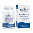Nordic Naturals Magnesium Complex - 90 Capsules - 225 mg Magnesio, 1,9 mg Ferro - Brain & Heart Health, Mood, Energy, & Muscle Relaxation - Non OGM, Vegan - 30 Serve