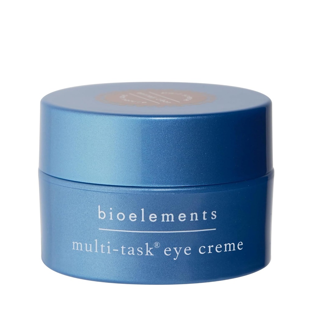 Bioelemente Multi-Task Eye Creme - 0.5 fl oz - Target Puffiness, Dark Circles & Fine Lines - Light & Non Greasy - Vegan, Glutenfrei - nie auf Tiere getestet