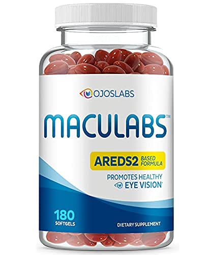 Augen-Vitamine - AREDS 2 basierte Formel - Augen-Vitamin mit Lutein & Zeaxanthin für Macular Health - Vision Ergänzungen für Erwachsene - 180 Softgels Unterstützung & Pflege für Augen - Made in USA