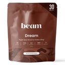 Beam Dream Sleep Powder – Aiuto per gli adulti con Melatonina, Magnesio, L-teanina, Reishi Mushroom & Apigenin Sleep Supplement, Miscela di Bevande di Coca Dormito, Aroma di Brownie Batter, 30 Servings