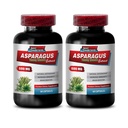 Pillole diuretiche - Asparagus 600 MG - Estratto di giovani spari - Supplemento dietetico Premium - Supplemento antiossidante per la pelle - Estratto di asparagi, supplemento antiossidante, pillole di asparagi - 2B 120 capsule