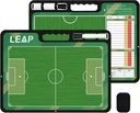 LEAP Coach Board Premium Tactical Clipboard zwei Seiten mit Full & Half Court Dry Erase Marker Board für Basketball, Baseball, Fußball, Hockey