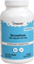 Vitacost Strontium - 680 mg pro Servierung - 240 Vegetarische Kapseln