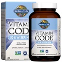 Garten des Lebens Multivitamin für Männer - Vitamin Code 50 & Wiser Men's Raw Whole Food Vitamin Supplement mit Probiotika, Vegetarisch, 120 Kapseln