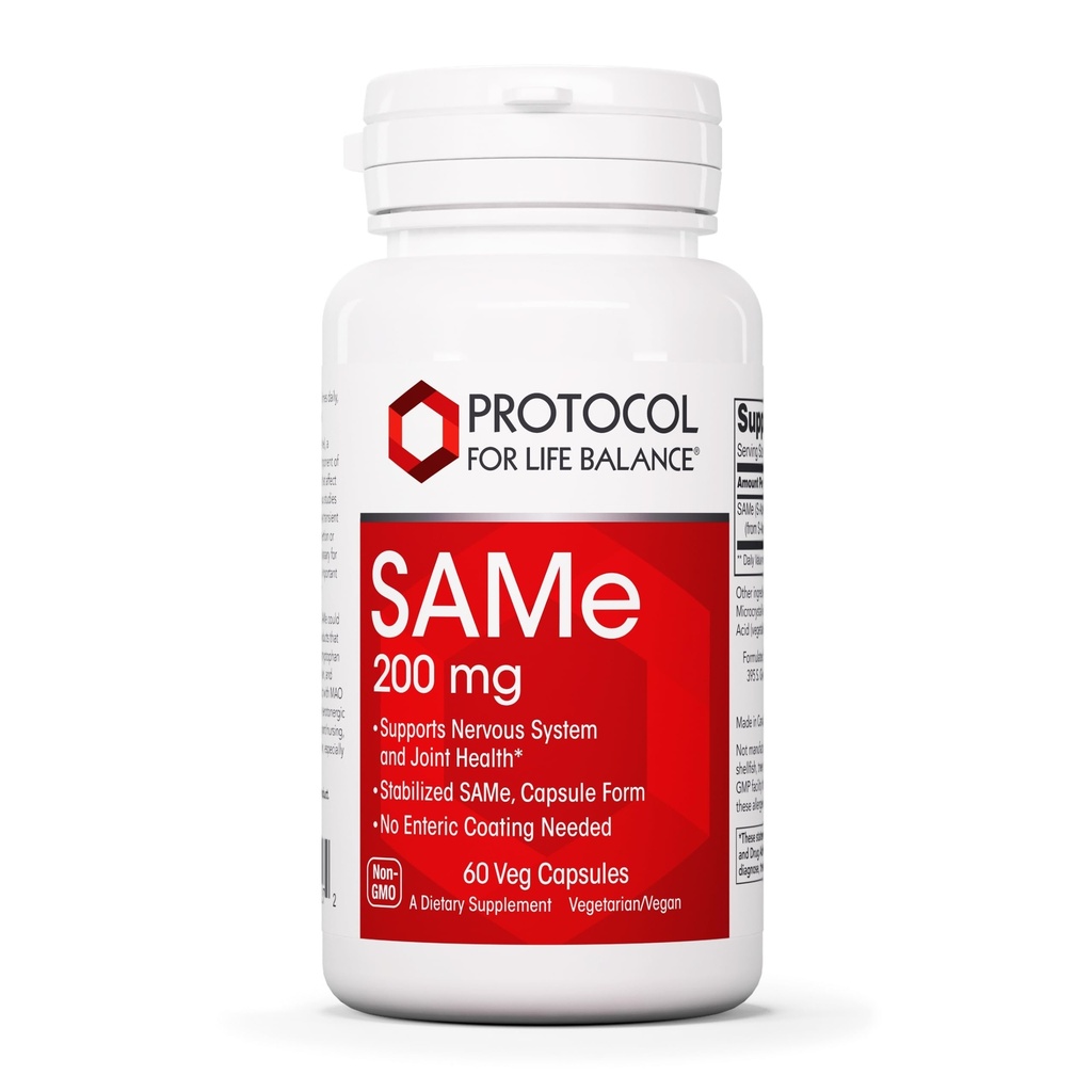 PROTOCOLE POUR LA BALANCE DE VIE Même 200mg - Soutien cérébral et supplément articulaire - 60 Veg Caps