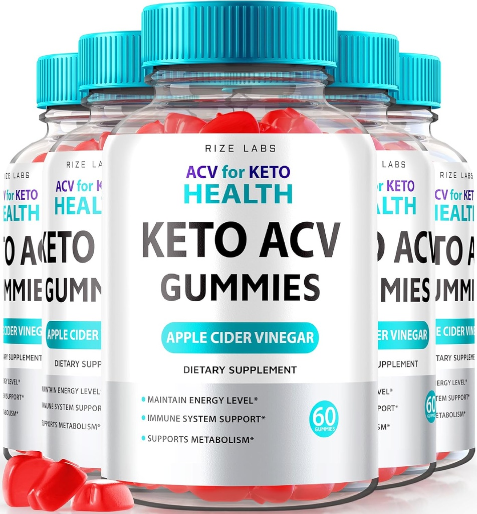 rize labs - ACV per Keto Health Gummies - 750mg Perdita di peso avanzata con Aceto di Sidro di Mela Integratore ACV per Belly Fat (300 Gummies)