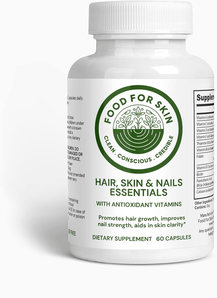 Integratore alimentare 60 capsule per capelli, pelle e unghie