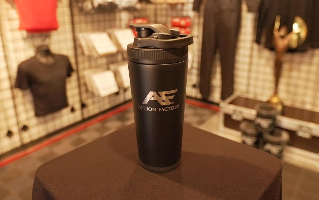 AF Logo Iceshaker Bottiglia dell'acqua dell'acciaio inossidabile isolata
