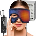 sticro elettrico Stye Eye Compress riscaldamento Pad per il trattamento degli occhi di Stye con il foro dell'occhio, umido calore per Stye Chalazion Blepharitis sollievo per l'irrigazione dell'occhio sinistro / destro