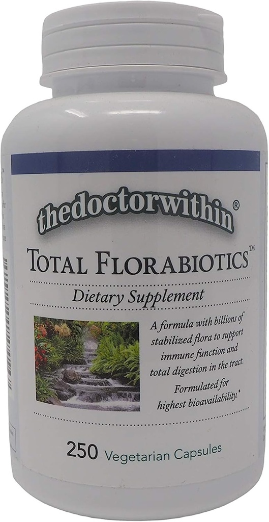 Total Florabiotics - Milliarden von stabilisierter Flora - 250 Kapseln
