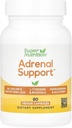 Super Nutrition Adrenal Support mit L-Tyrosin, Rhodiola Extract, Ashwagandha Extract und Eleuthero Extract, 60 Veggie Capsules