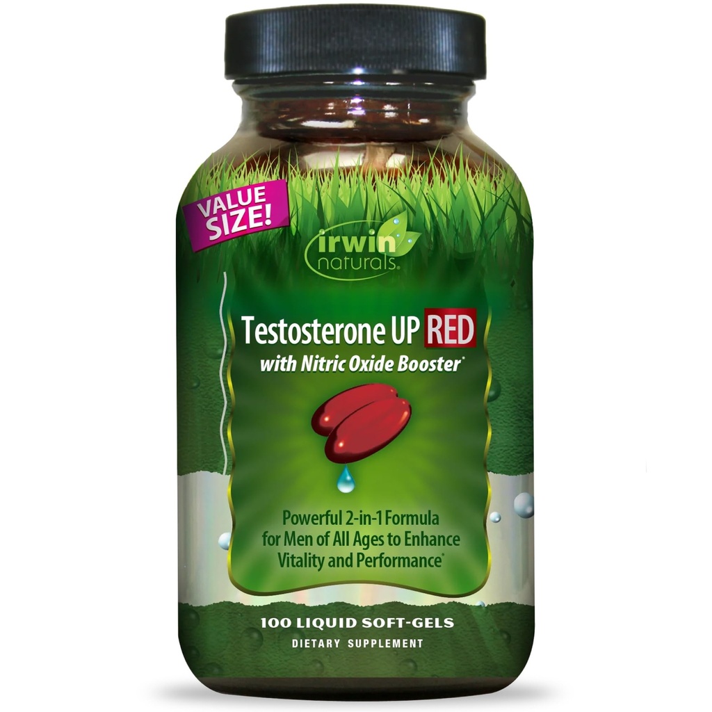 Irwin Naturals Testostérone Up Rouge 100 gels