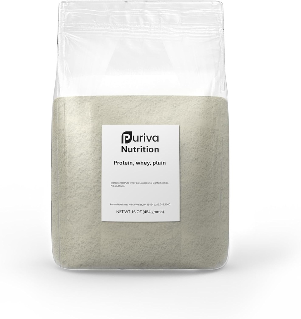 Poudre de protéines, Isolation de protéines de lactosérum, plaine, 1 livre