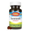 Carlson - Tocotrienols, 40 mg, mit natürlicher Quelle Vitamin E, Gamma, Alpha, Delta, Beta, Sustainable Sourced, 30 Softgels