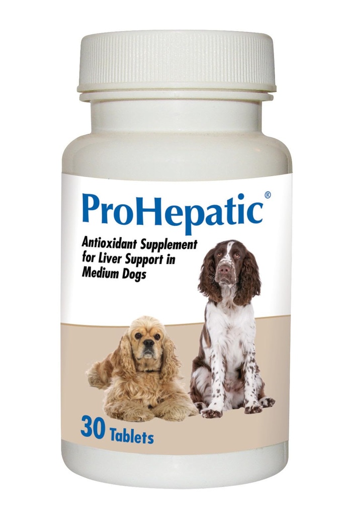 Prohepatic Liver Support Supplement for Medium Large Dogs (30 Tablets)