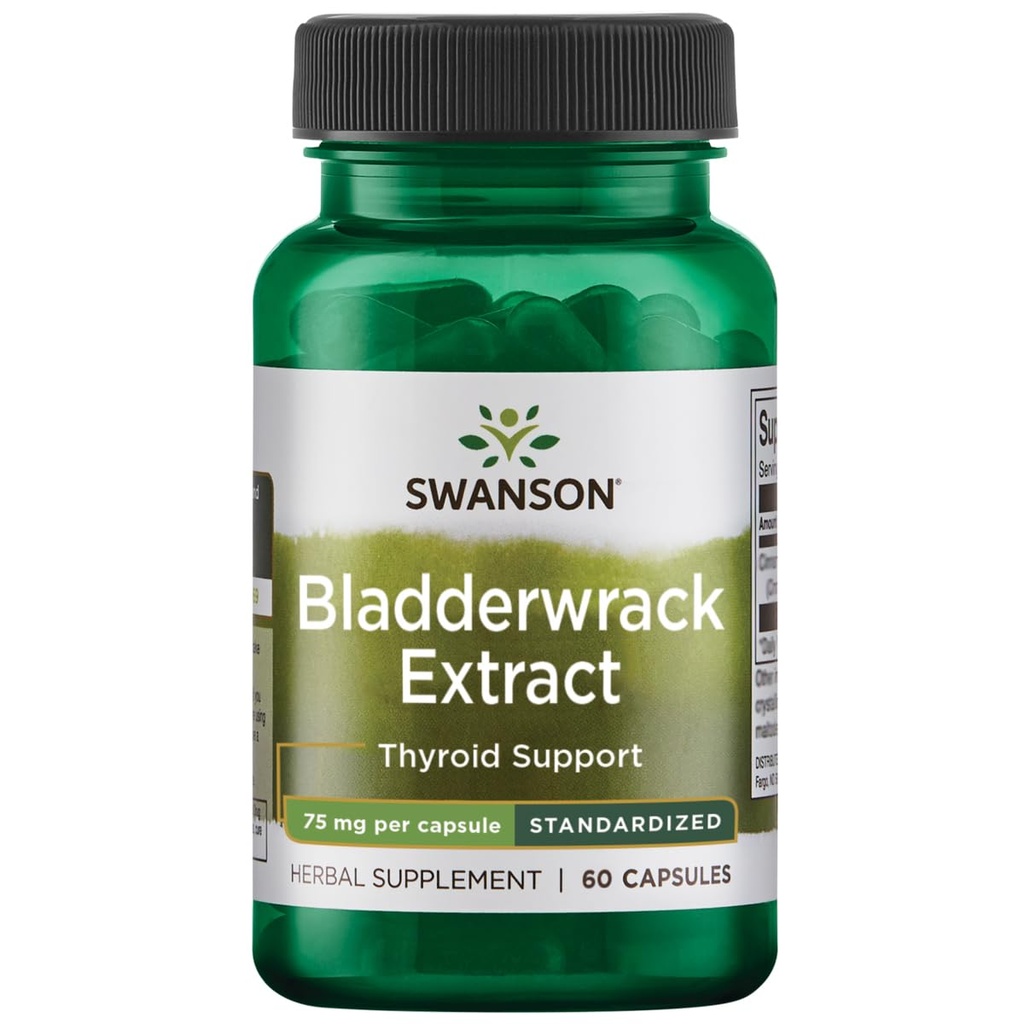 Swanson Bladderwrack Blätter 60 Kapseln