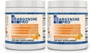 L-ARGININE PRO | 5.500mg L-Arginina Plus L-Citrullina 1,100mg Orange Powder Drink Mix Supplemento per la produzione di ossigeno nitrico