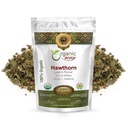 Organic Way Hawthorn Blatt und Blume geschnitten & Sifted (Crataegus monogyna) - Kräutertee | European Wild-Harvest | USDA & Kosher Zertifiziert | Non GMO & Gluten Free | Origin - Albanien (4 Oz)