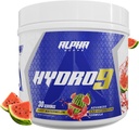 Alpha Supps Hydro 9 Aminos | EAA + Hydration Formel | Essential Amino Acids EAAs Pulver mit BCAAs & Elektrolyten 30 Servieren - Juicy Watermelon