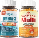Donne Multivitamina Gummies Vegan Omega3 Gummies 1280mg