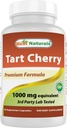 Meilleur extrait de cerise naturel 1000 mg 60 Vcaps