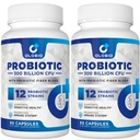 300 Billion CFU Probiotic, 12 Strains mit 3 Bio-Präbiotika, Probiotika für Frauen und Männer, Tägliche Ergänzung für Verdauungs-, Immun-, Gut & Bloating Gesundheit, Regal stabil, Vegan, 120 Zähler