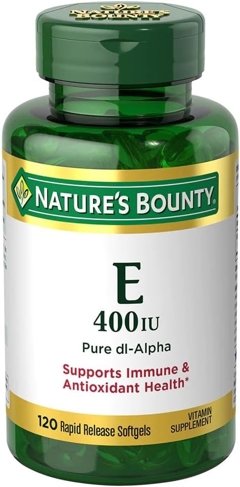 Bounty E-400 IU Pure dI-Alpha Softgels, 120 Conte