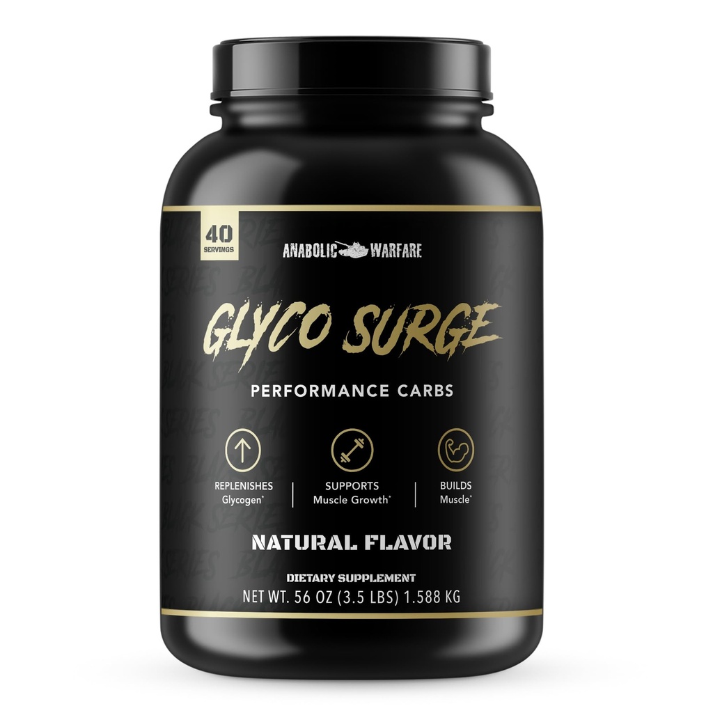 Carbi di prestazioni del supplemento di glicogeno di Glycogen di guerra anabolizzanti per aiutare la crescita muscolare magra, il recupero di allenamento post e la resistenza* (Natural – 40 Serve)