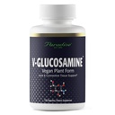 Paradise Herbs V-Glucosamine Supplement, Tissue & Joint Health, Super Potent, Ultra Pure, Vegan, Non GMO, Glutenfrei, 120 vegetarische Kapseln