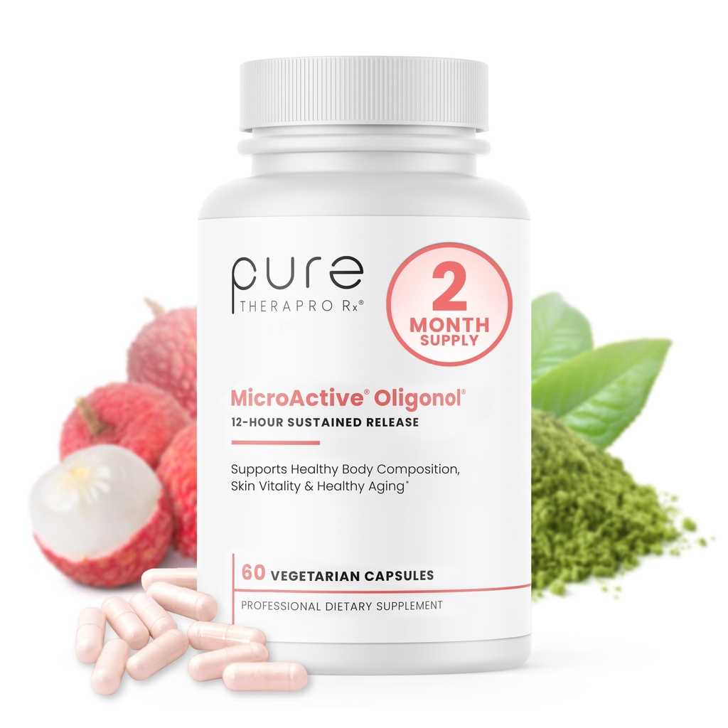 Pure Therapro Rx MicroActive Oligonol (60 capsules végétaliennes)