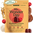 Plant People WonderDay Mushroom Gummies - Lion’s Mane, Cordyceps, Chaga Mushroom Supplement zur Unterstützung Immunsystem De-Stress Boost Mood & Energy in Erwachsene Natürlich, Vegan, Non-GMO (60 Count)