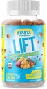 Lift Focus USDA Organic Certified Gummis – Natural Brain Support Supplement, Vegan & Gluten-Free, Infused mit Yerba Mate, Lion’s Mane, Wild Purple Maca & Chaga (60 Gummi, Aufzug)