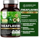 N1 Nutrition Premium Theaflavins Estratto di tè nero [40% Theaflavins] Alimentato da TheaFitTM per supportare le prestazioni di esercizio e ridurre il tempo di recupero, 90 tappi di Veg