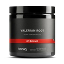 Valerian Root Capsules - Ultra High Potency 4:1 Extrakt - Hochkonzentriert - Third-Party Lab getestet - 120 Kapseln